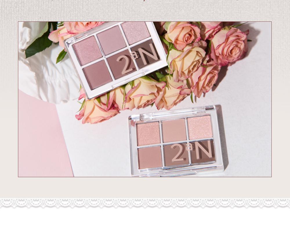 新色Rose Blending系列入！實用零廢色～GlowPick🏆 韓國 2aN Better Me Eye Palette 6色眼影盤(#01-20) - 17色選擇