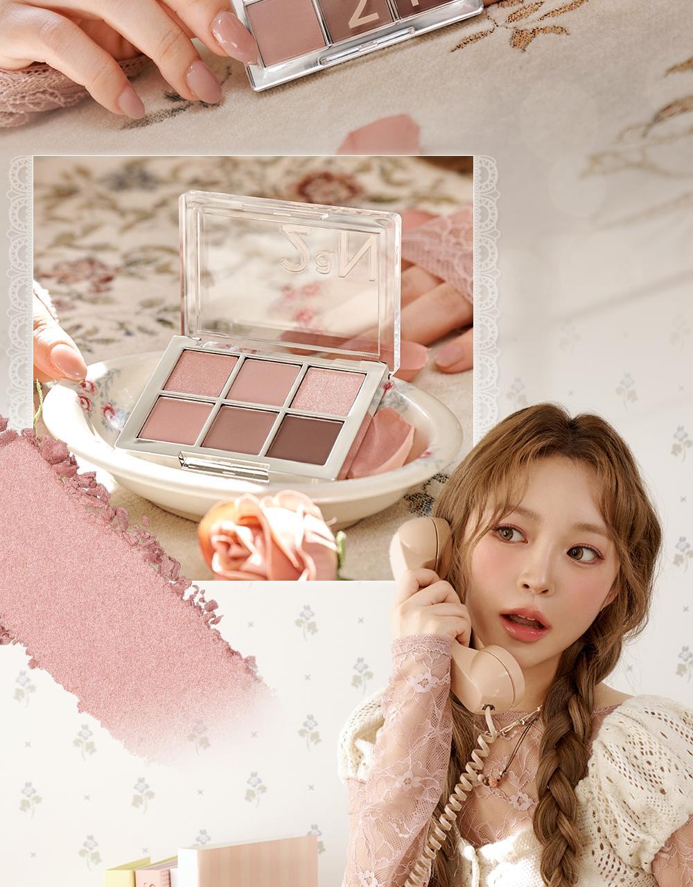 新色Rose Blending系列入！實用零廢色～GlowPick🏆 韓國 2aN Better Me Eye Palette 6色眼影盤(#01-20) - 17色選擇