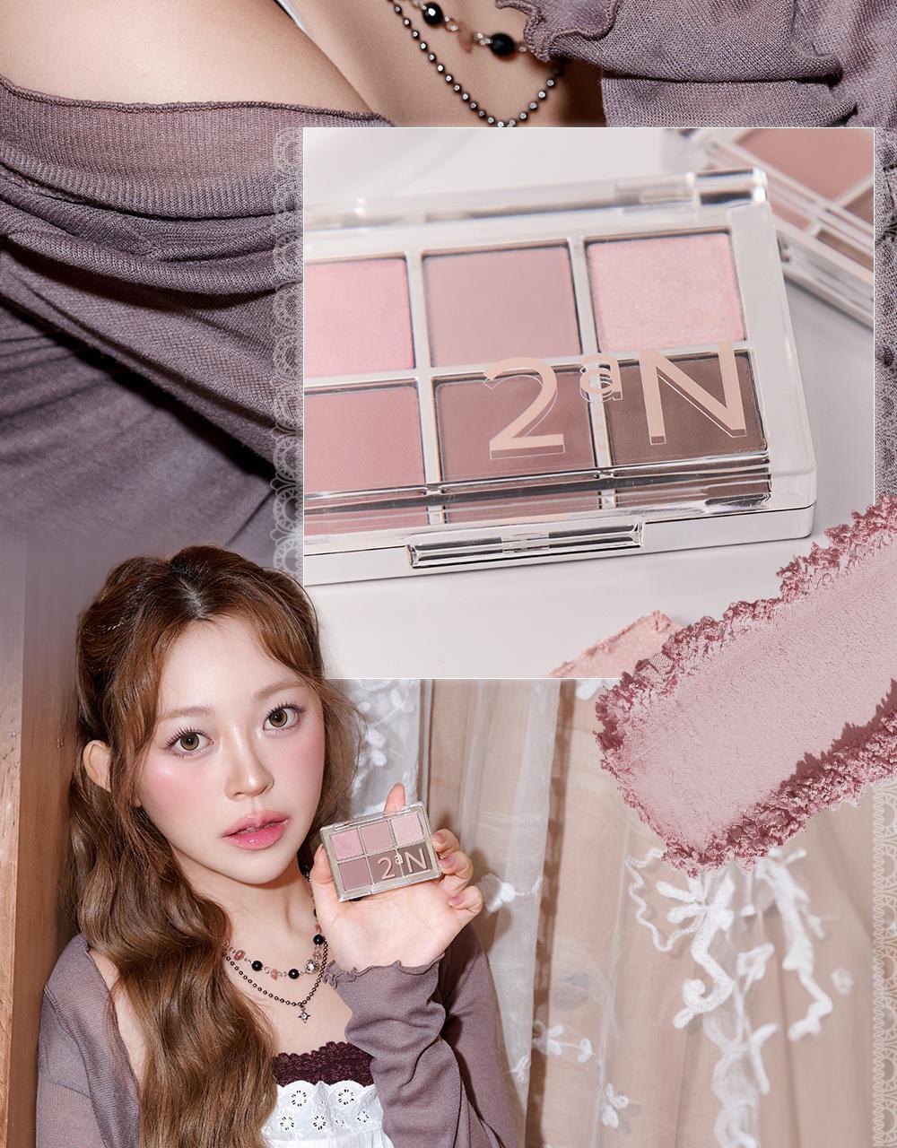 新色Rose Blending系列入！實用零廢色～GlowPick🏆 韓國 2aN Better Me Eye Palette 6色眼影盤(#01-20) - 17色選擇