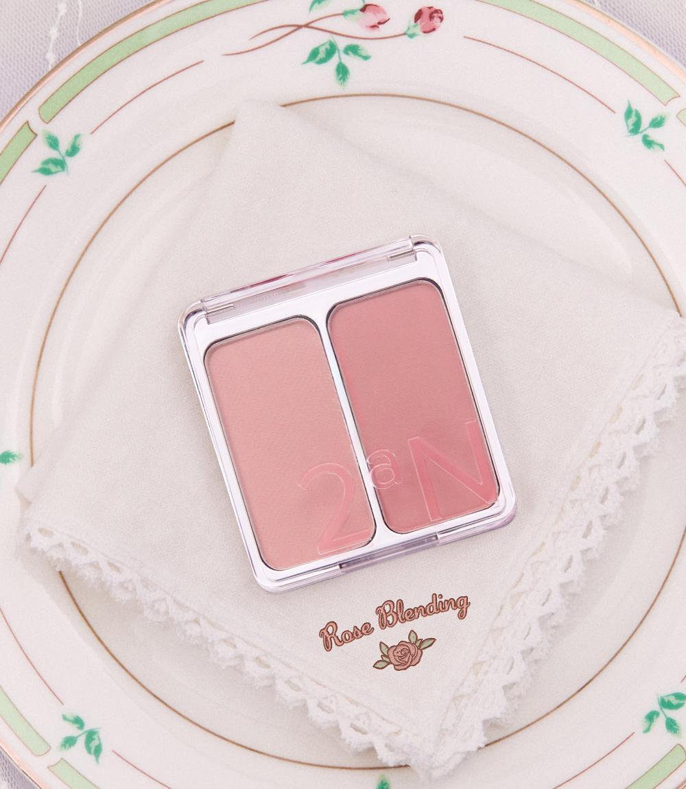 新色入#Rose Blending系列 🏆GlowPick~韓國 2aN Dual Cheek 雙色水彩胭脂盤(#01-18) - 多色選擇