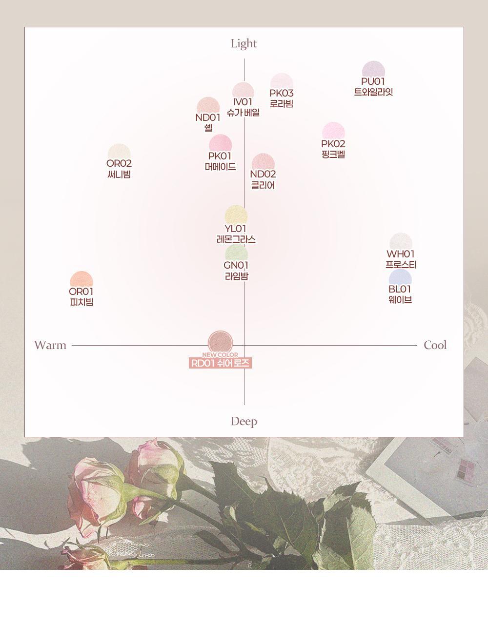 Rose Blending系列新色入! GlowPick🏆 韓國 2an Pure Glash Highlighter 單色閃亮高光 - 多色選擇
