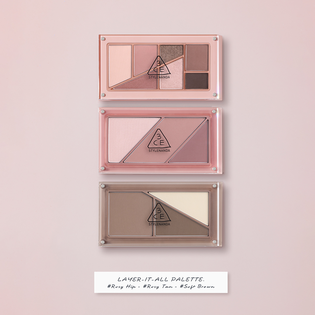韓國 3CE Layer it All Contour Palette 分層三色立體提亮X輪廓修容盤 - 2種選擇