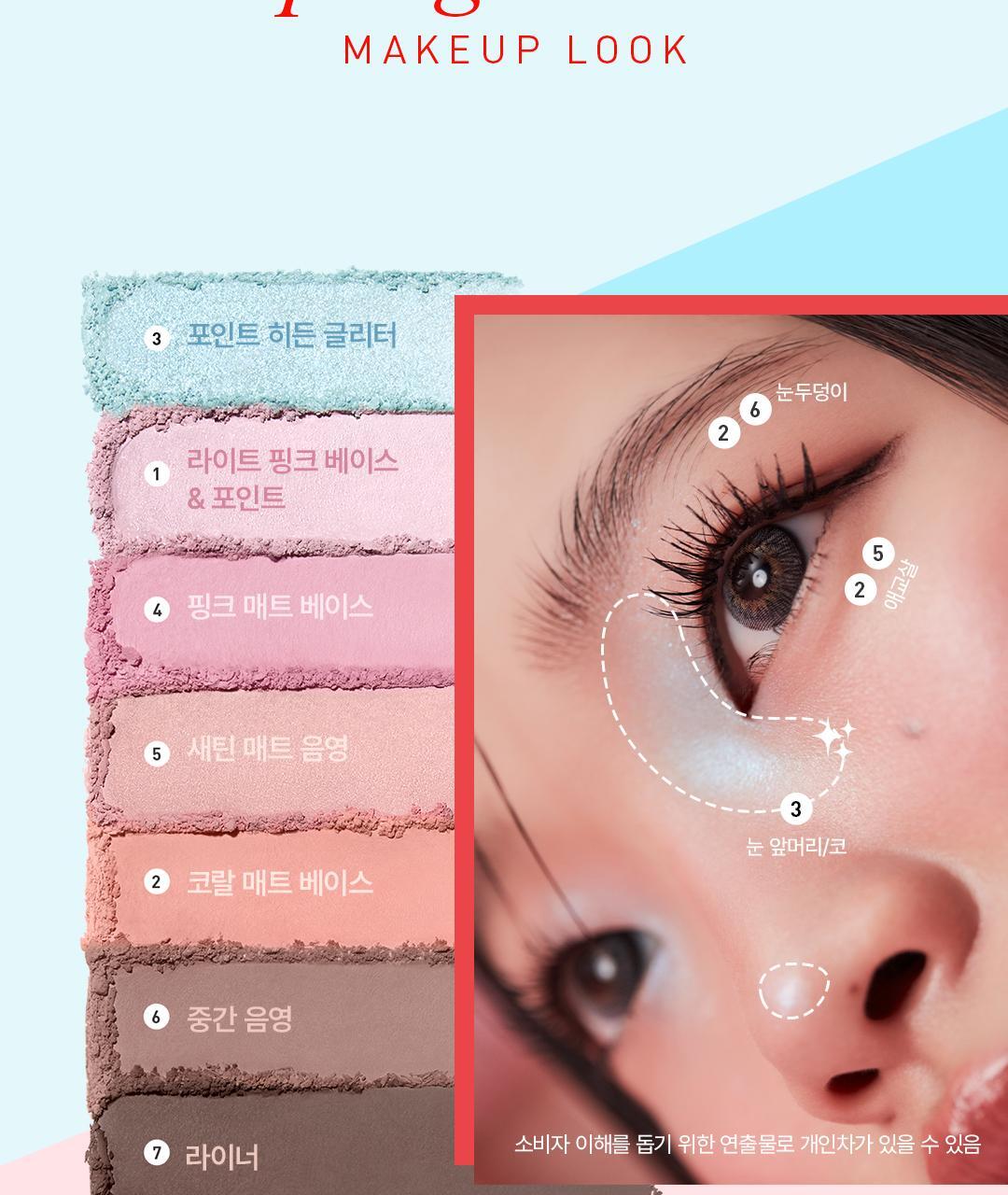 太妍愛用同款~韓國 3CE Layer it All Eye Palette 層疊式多效7色眼影盤  - 5色選擇