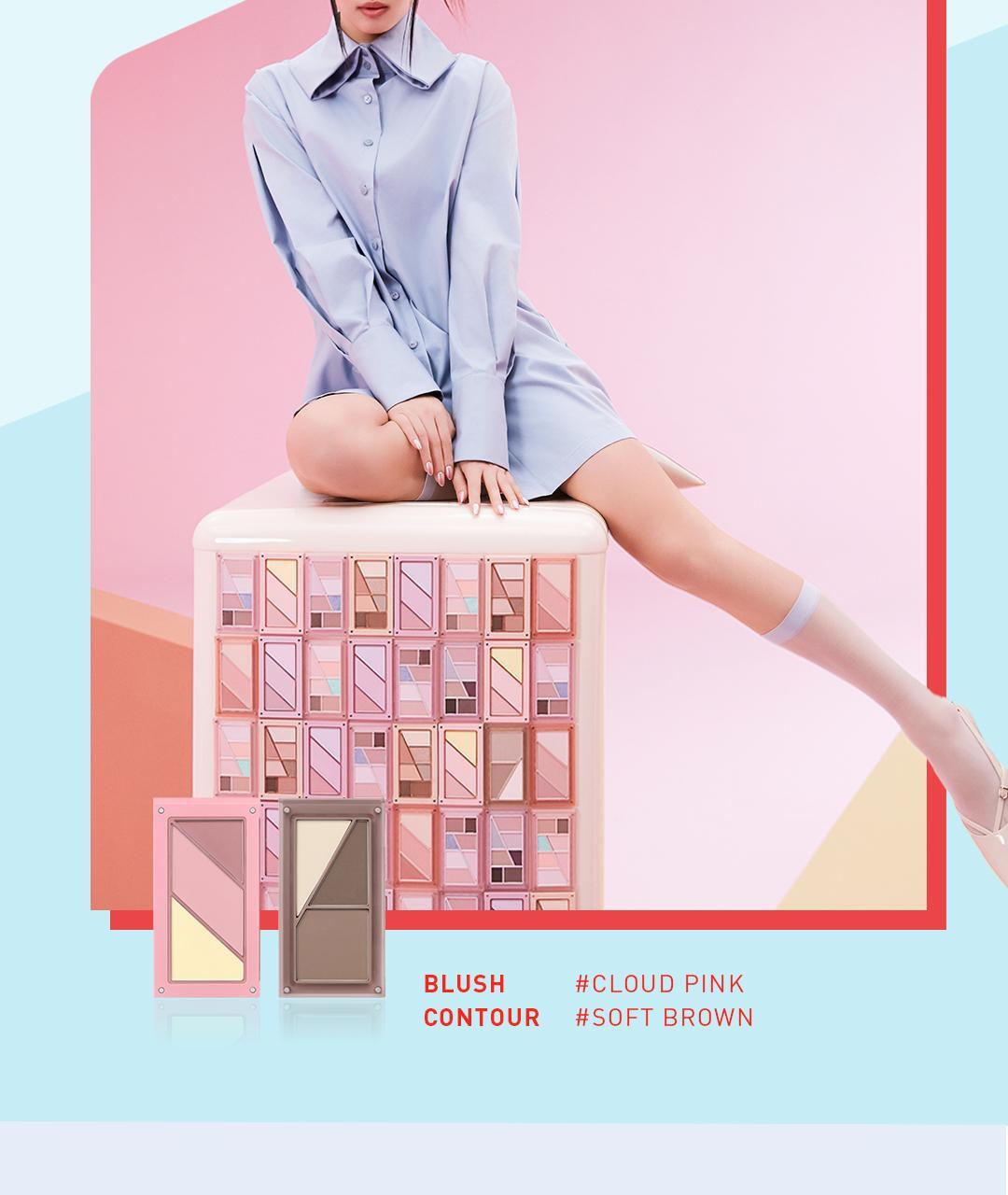 太妍愛用同款~韓國 3CE Layer it All Eye Palette 層疊式多效7色眼影盤  - 5色選擇