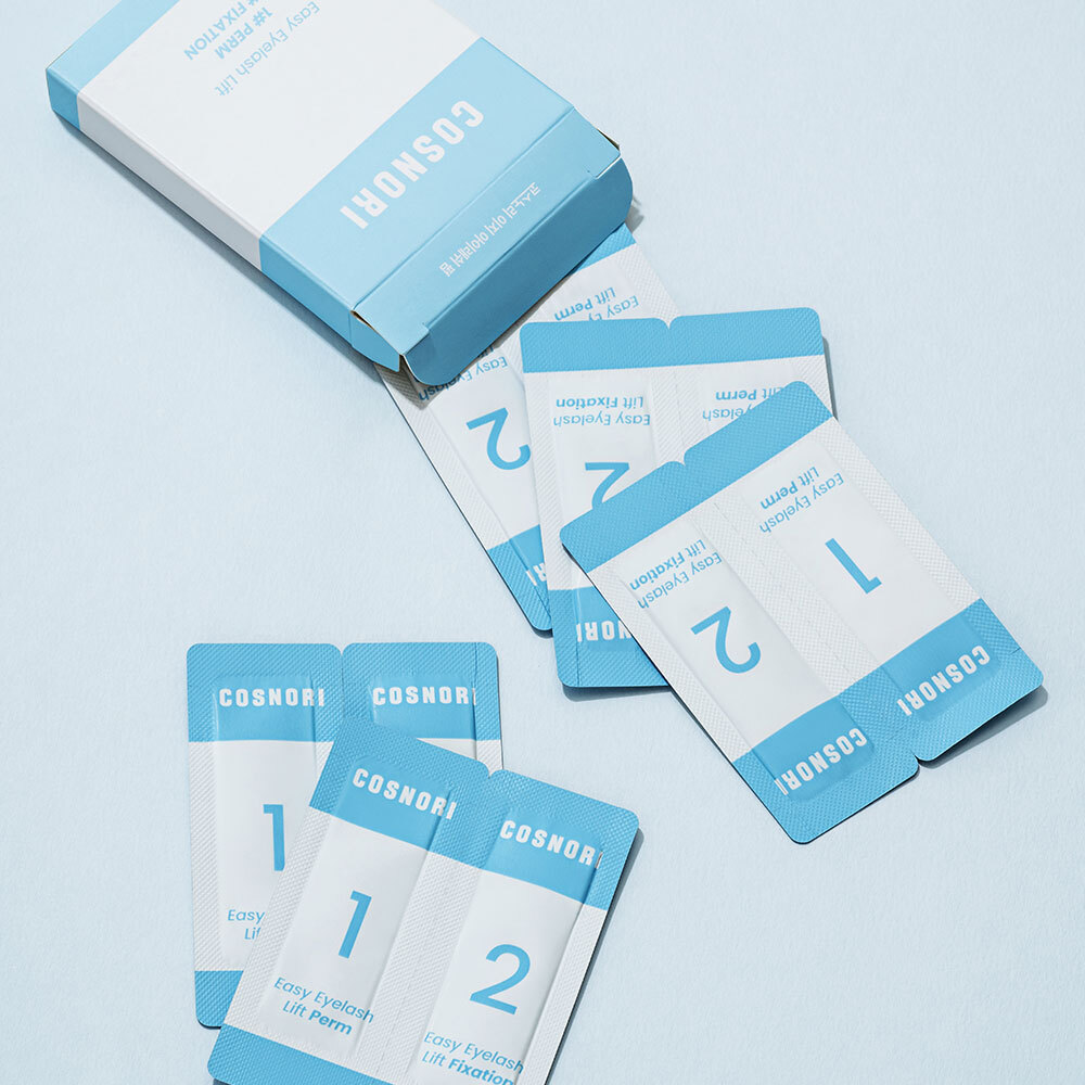 家用捲燙睫毛 4週持久捲翹！韓國 Cosnori Easy Eyelash Lift Kit 居家免膠Easy燙睫毛套組 - 一套5次用