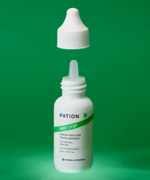 東亞藥廠研發～韓國 Daiso X Fation Nosca9 First Step Toning Ampoule 初階抗痘痘舒緩X去印淡瑕調理安瓶精華 - 30ml