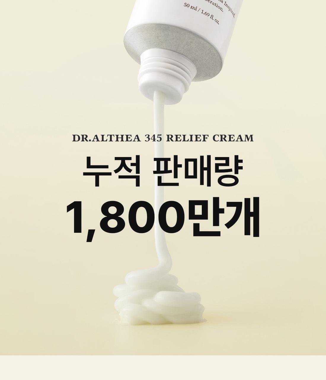 韓國 OY No.1🏆超人氣面霜～Dr.Althea 345 Relief Cream 50ml 舒緩修護淡痘印面霜 - 50ml