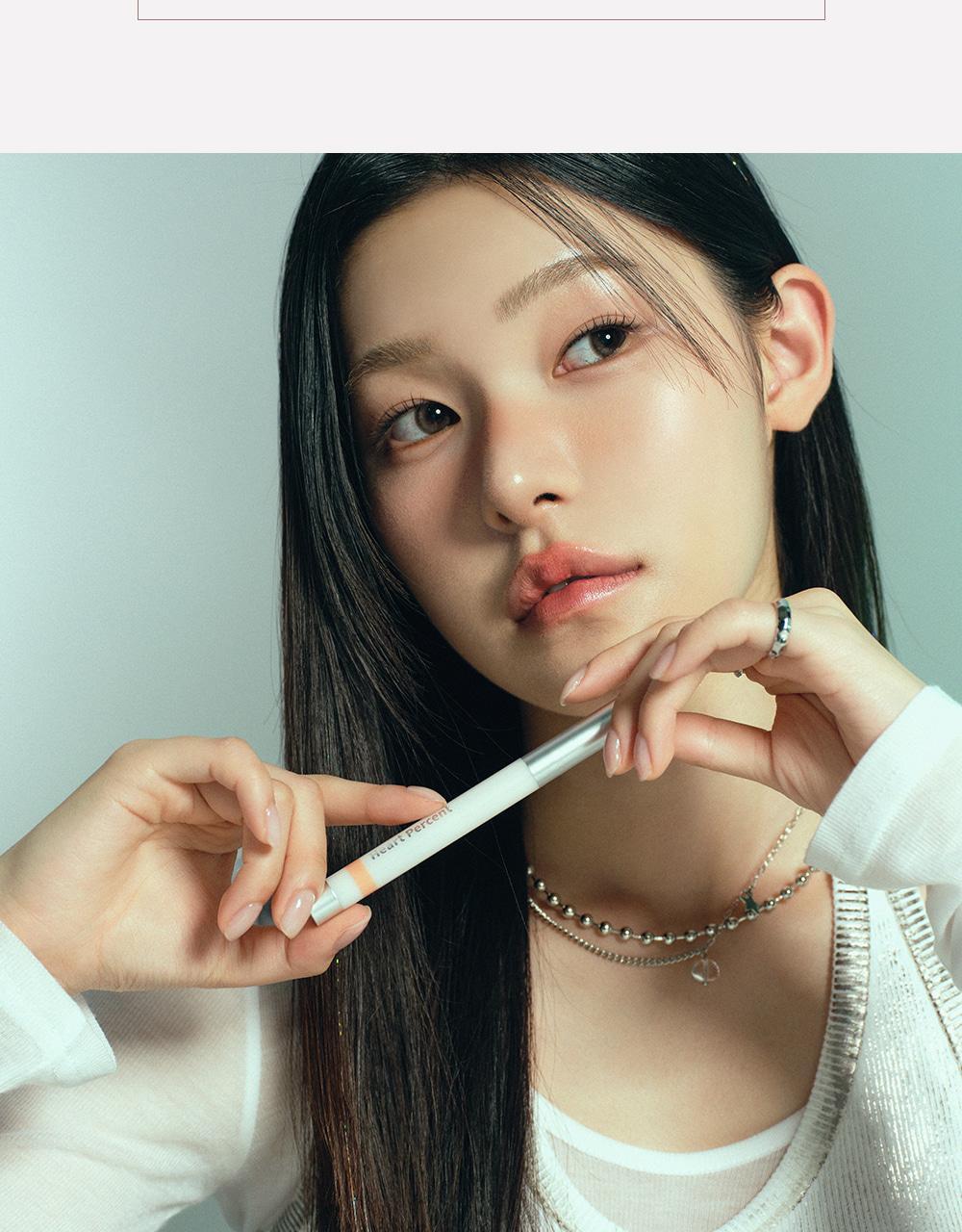 新色入!【限量SET送迷你唇釉/唇蜜】GlowPick🏆 銀蓋持久版!韓國 HEART PERCENT Dote On Mood Lineproof Lip Pencil 12小時長效持妝防水唇打底唇筆(#01-10) - 10色選擇