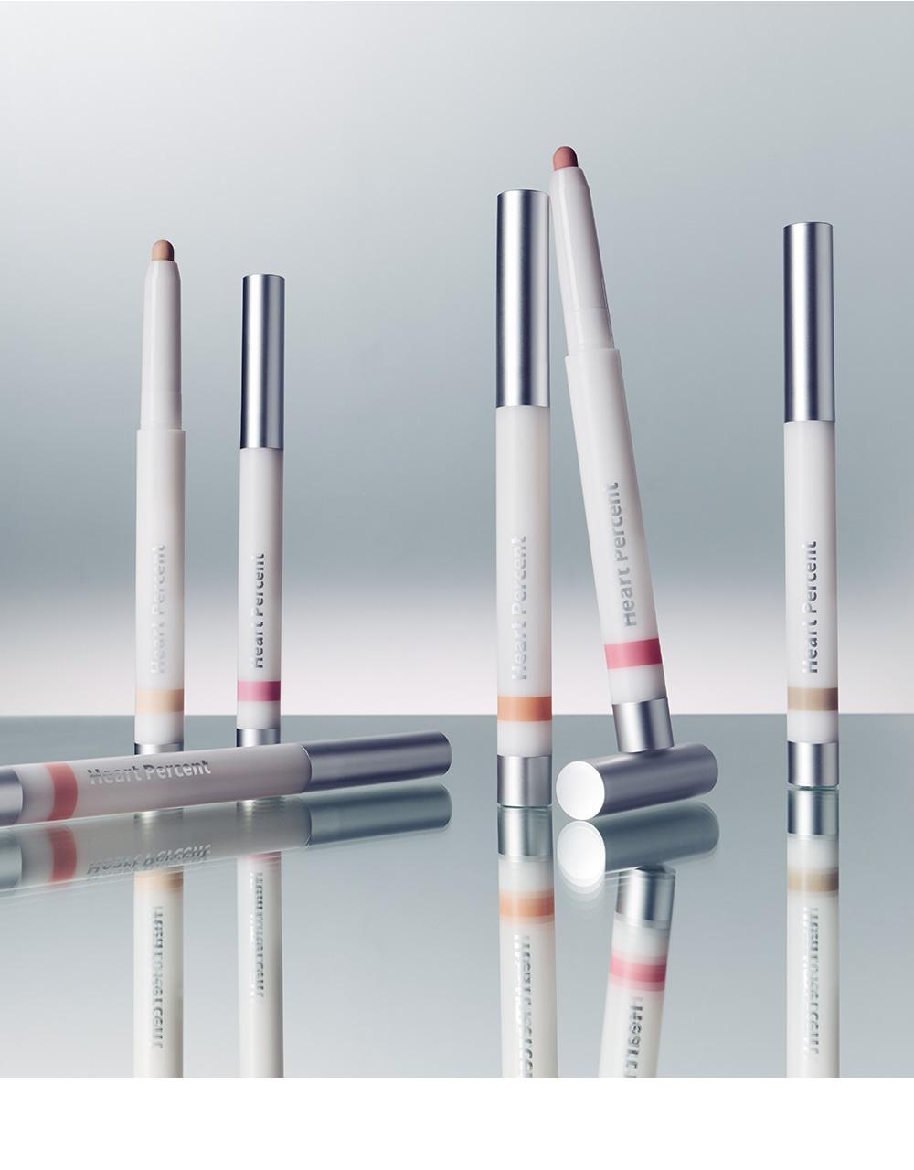 新色入!【限量SET送迷你唇釉/唇蜜】GlowPick🏆 銀蓋持久版!韓國 HEART PERCENT Dote On Mood Lineproof Lip Pencil 12小時長效持妝防水唇打底唇筆(#01-10) - 10色選擇