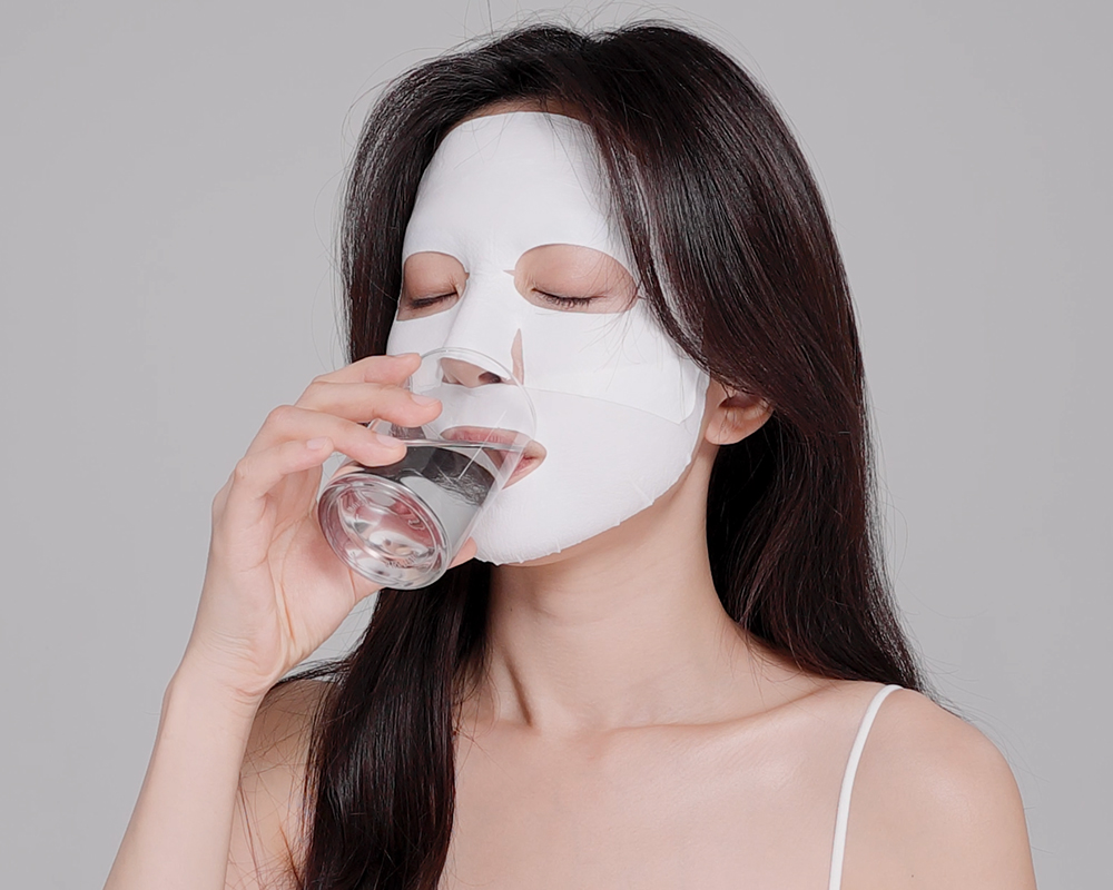 材質貼面唔黏頭髮 240小時提拉力～韓國 S.NATURE Aqua Squalane Moisturizing Cream Wrapping Mask 天然角鯊烷提拉保濕霜包覆型面膜一盒4片裝 - 2種選擇