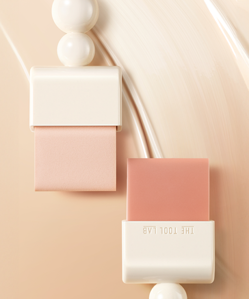 【套裝送遮瑕液/妝前精華】🌟刮刀X粉撲X多用途掃 3合1~韓國 The Tool Lab Tool Magnet Styler 磁吸式底妝粉撲型刮棒(雙面光澤粉撲 / 霧面粉撲 / 隱沒毛孔粉底毛掃) - 不同妝效選擇