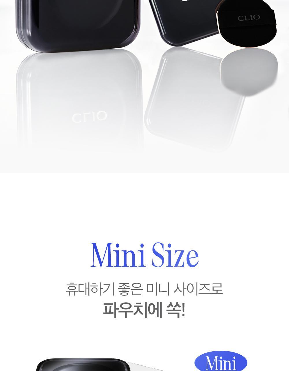 韓國 Clio Kill Cover Founwear Cushion Mini 三重遮瑕持久無瑕黑盒氣墊SPF40 PA++迷你版 - 3色選擇