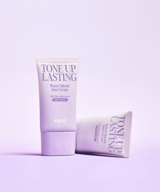 韓國 Espoir Water Splash Sun Cream Tone Up Lasting SPF 50+ PA++++ 爆水感長效提亮校正防曬霜 Baby Lavender色 - 50ml