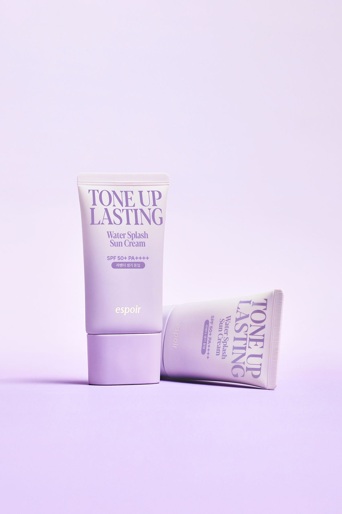 韓國 Espoir Water Splash Sun Cream Tone Up Lasting SPF 50+ PA++++ 爆水感長效提亮校正防曬霜 Baby Lavender色 - 50ml