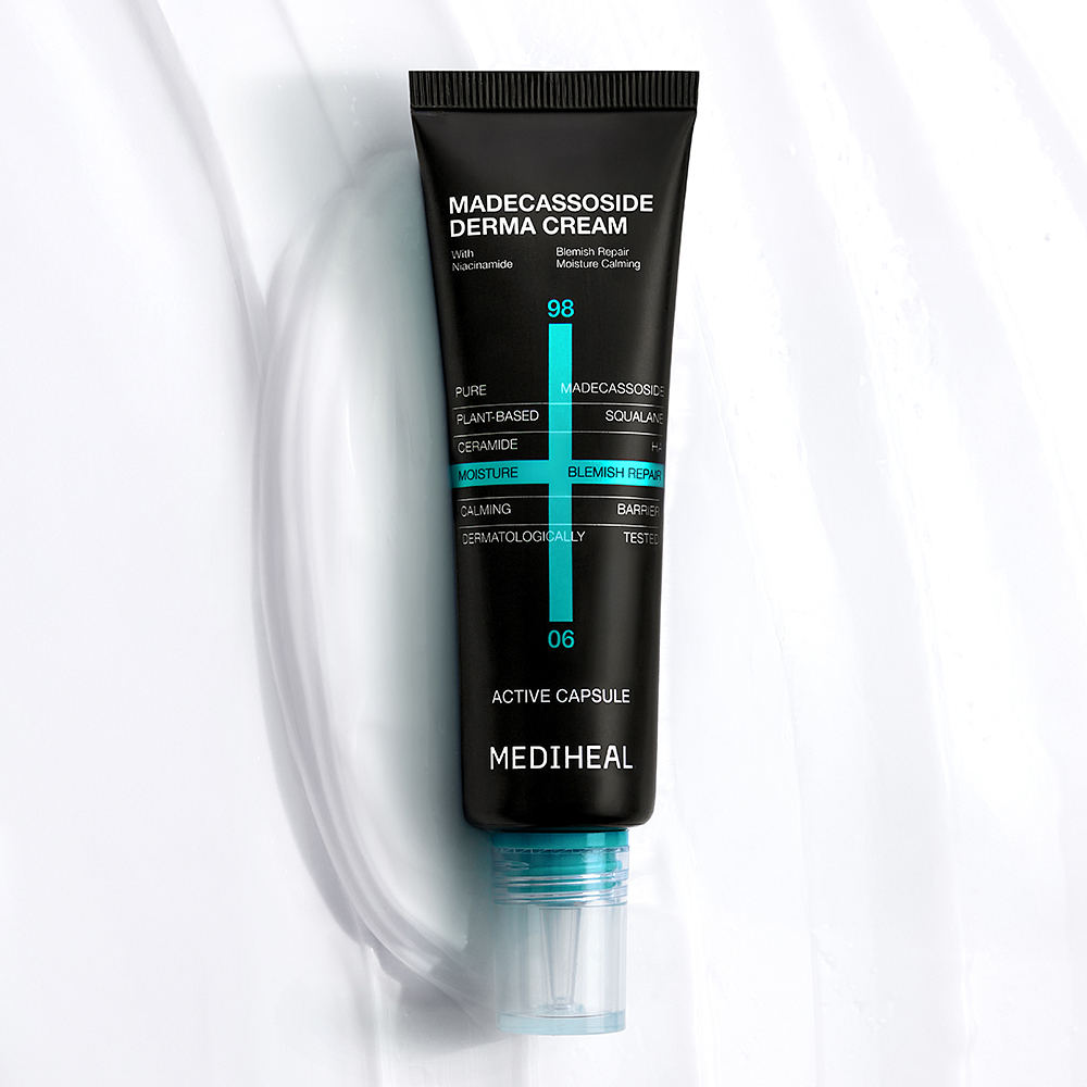 [OY 1+1 優惠套裝]韓國 Mediheal Madecassoside Trace Repair Derma Cream 50ml+50ml Double Set 積雪草痕跡舒緩去痘印．修護．鎮靜．保濕霜 1+1 獨家組 - 50ml × 2