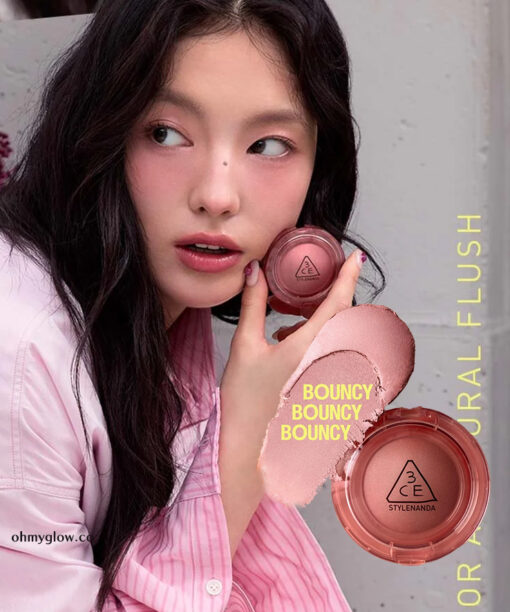 多用途眼影X胭脂兩用～韓國 3CE BOUNCY BLUR BALM 果凍彈潤奶霜眼影X胭脂膏 - 8色選擇