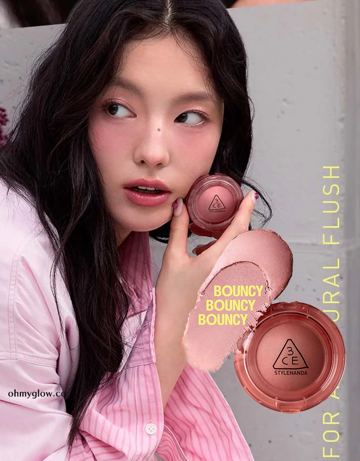 多用途眼影X胭脂兩用~韓國 3CE BOUNCY BLUR BALM 果凍彈潤奶霜眼影X胭脂膏 - 8色選擇 多用途眼影X胭脂兩用~韓國 3CE BOUNCY BLUR BALM 果凍彈潤奶霜眼影X胭脂膏 - 8色選擇