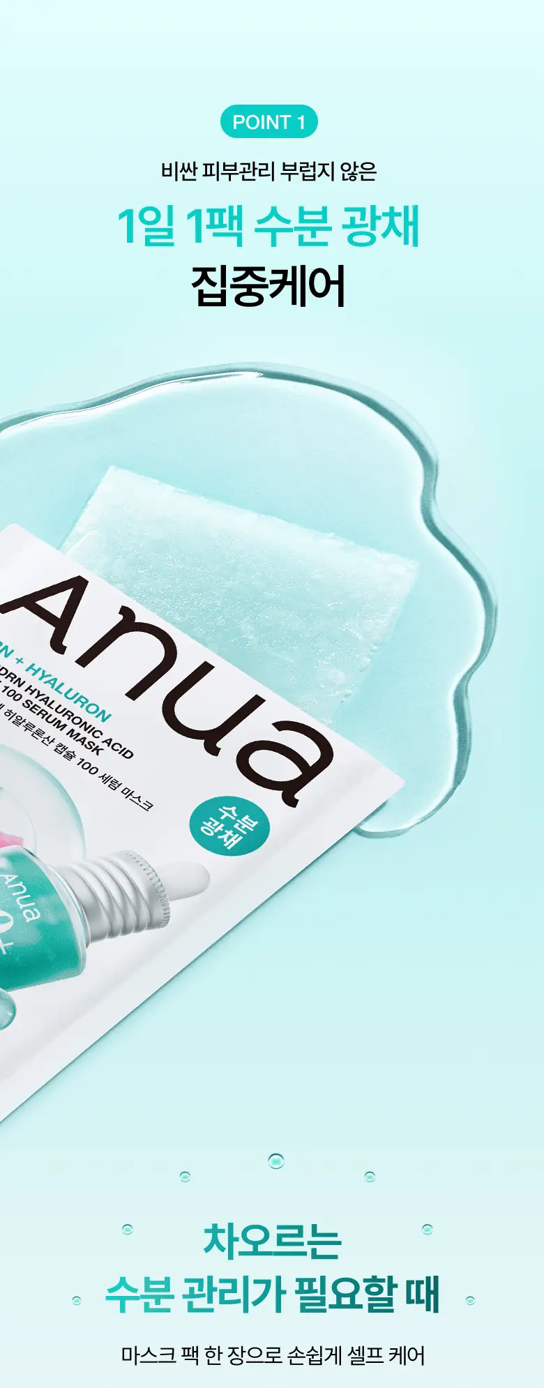 【優惠5+1 Set 5送1片】韓國 ANUA PDRN Hyaluronic Acid Capsule 100 Serum Mask 三文魚PDRN透明質酸膠原蛋白智能膠囊保濕精華面膜一盒10片/6片裝 - 3種選擇