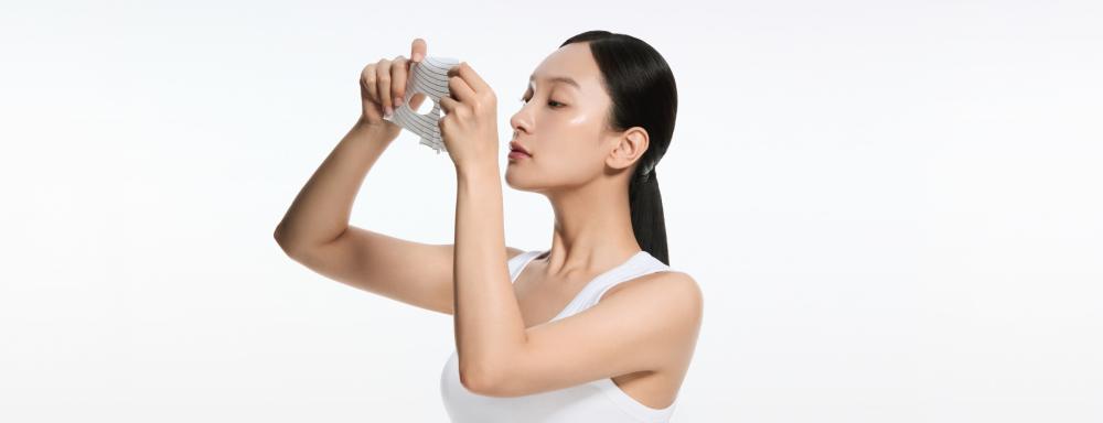 韓國超貼面不黏頭髮~ ABIB Silhouette Lifting Crème Mask V-up Solution 輪廓拉提消腫V臉修下顎線乳霜面膜 - 單片裝