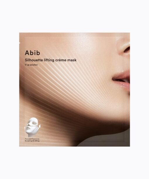 超貼面不黏頭髮~ 韓國 ABIB Silhouette Lifting Crème Mask V-up Solution 輪廓拉提消腫V臉修下顎線乳霜面膜 一盒4片裝 (盒裝/單片)- 2種選擇