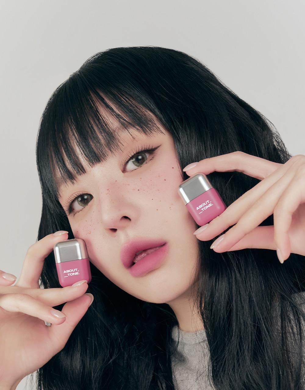 Mindi共同研發~Photoshop級柔焦唇釉 韓國 About Tone Blur Fit Tint Mini 柔焦霧感持久迷你唇釉 - 6色選擇