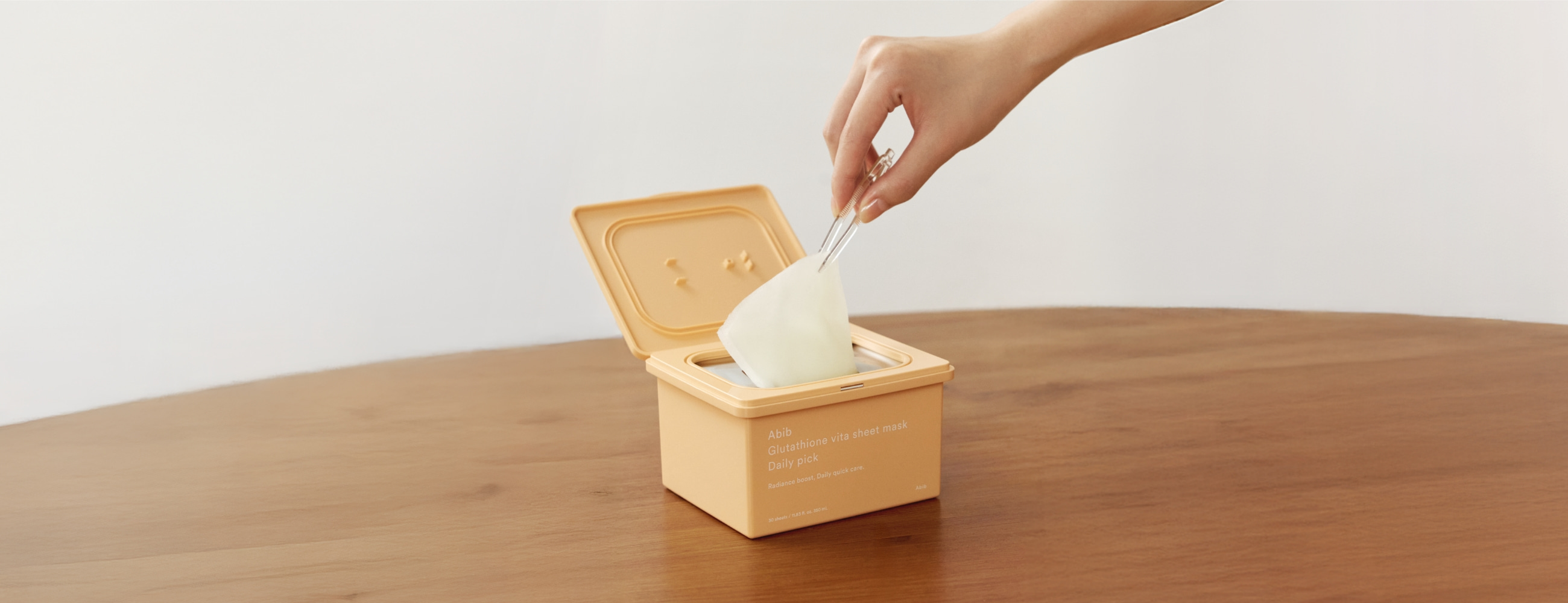 只需60秒速效護理~ABIB Sheet Mask Daily Pick 日用早安面膜 (#Glutathione 穀胱甘肽 / Jericho Rose復活草 / Heartleaf 魚腥草) 一盒30片裝 - 3種選擇