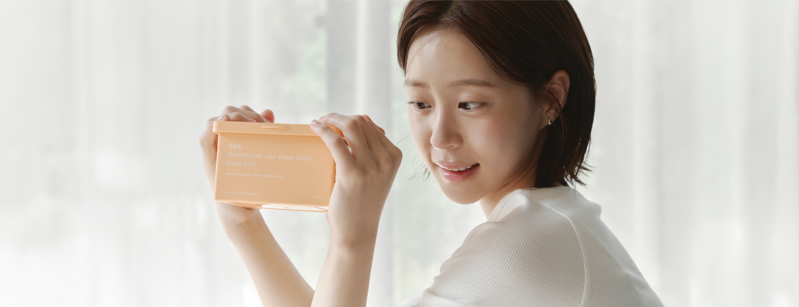 只需60秒速效護理~ABIB Sheet Mask Daily Pick 日用早安面膜 (#Glutathione 穀胱甘肽 / Jericho Rose復活草 / Heartleaf 魚腥草) 一盒30片裝 - 3種選擇