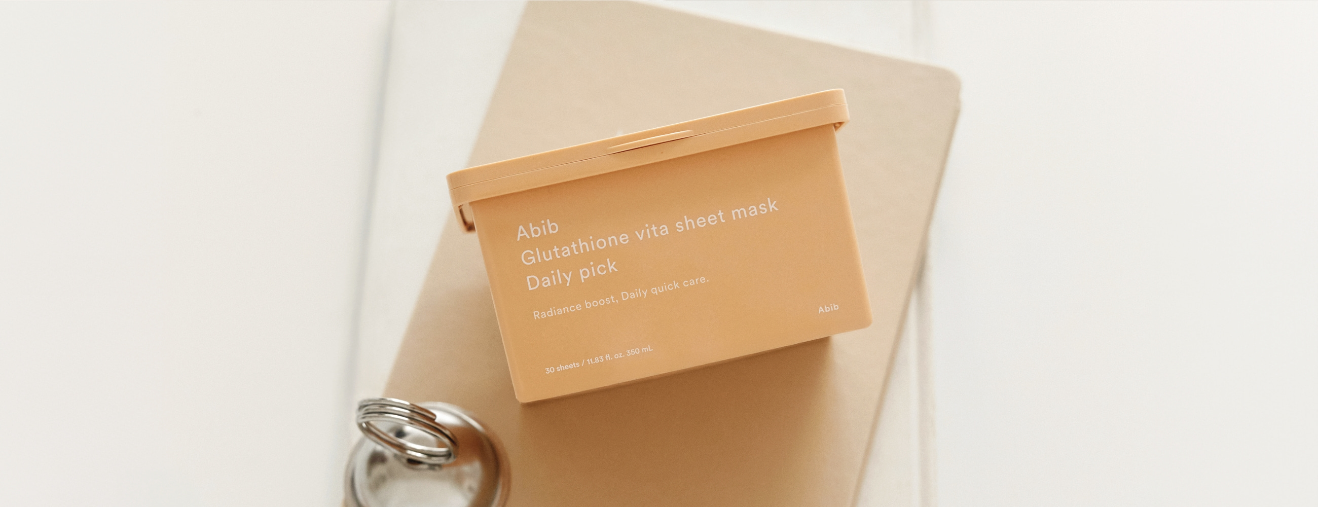 只需60秒速效護理~ABIB Sheet Mask Daily Pick 日用早安面膜 (#Glutathione 穀胱甘肽 / Jericho Rose復活草 / Heartleaf 魚腥草) 一盒30片裝 - 3種選擇