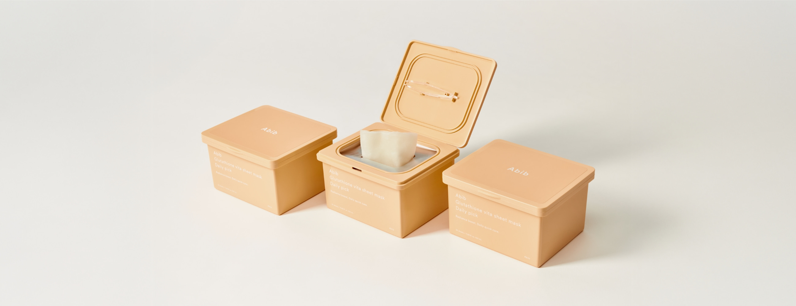 只需60秒速效護理~ABIB Sheet Mask Daily Pick 日用早安面膜 (#Glutathione 穀胱甘肽 / Jericho Rose復活草 / Heartleaf 魚腥草) 一盒30片裝 - 3種選擇