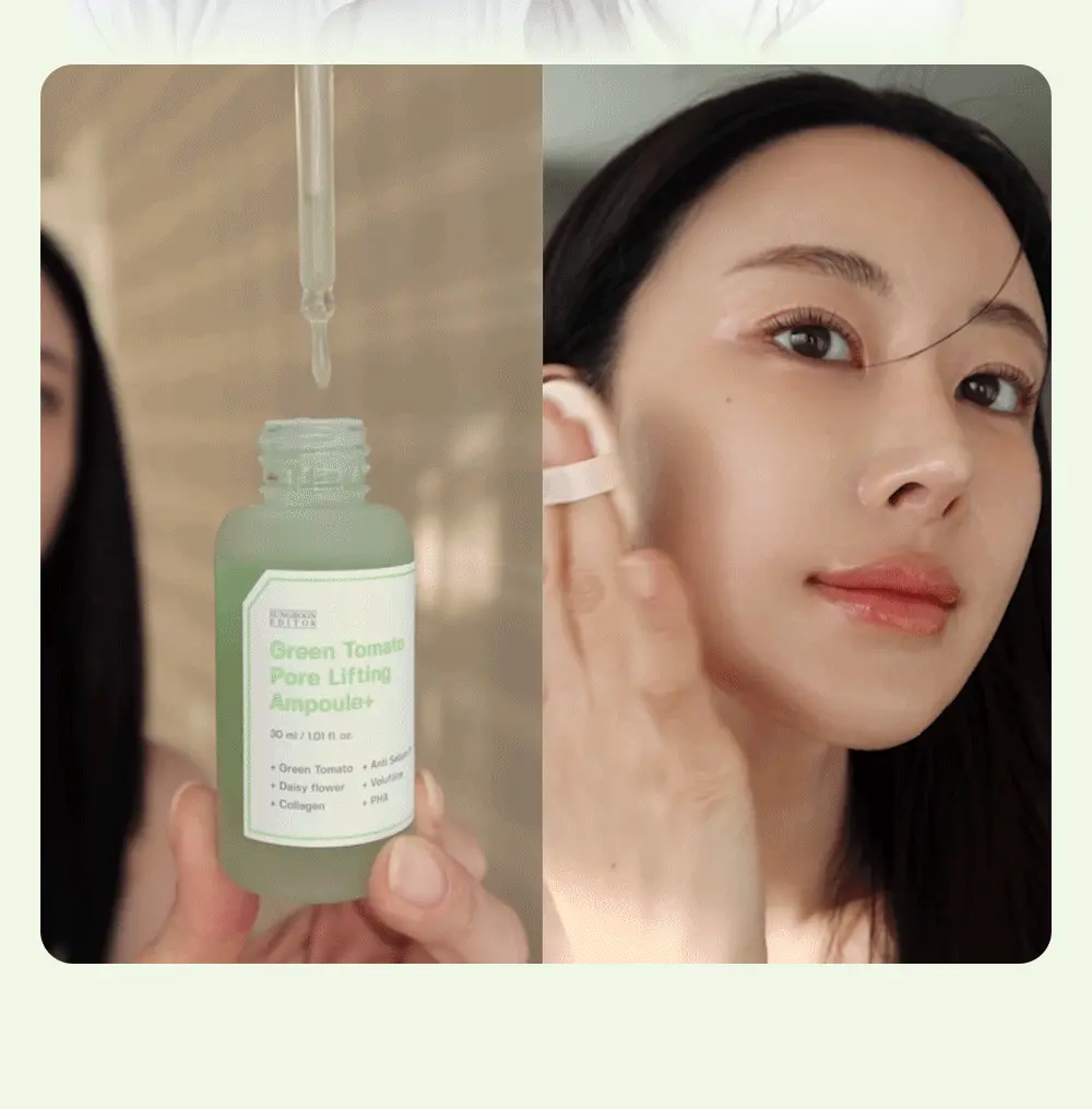 新升級35倍+綠番茄～韓國 Sungboon Editor Green Tomato NMN Pore Lifting Ampoule 專利綠番茄 X NMN 收毛孔緊緻拉提安瓶精華 - 40ml