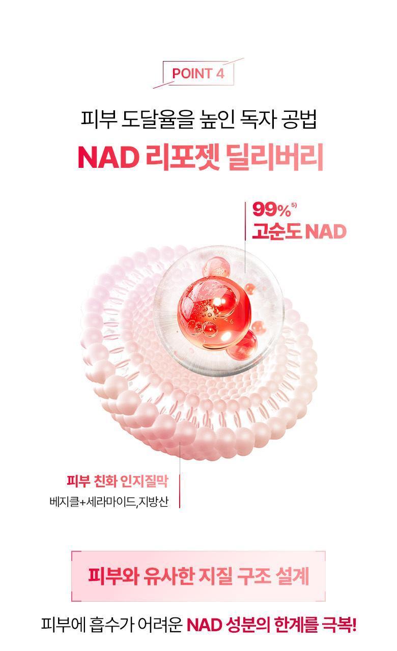 韓國 Bio Heal BOH NAD Prizcell Glow Boost Cream 專利 99%高純度 NAD 逆齡重煥光澤速效彈力保濕霜 - 50ml