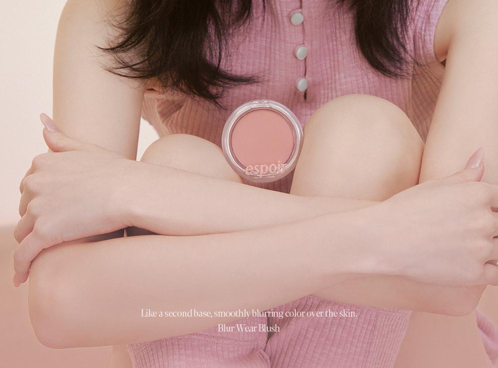 韓國 espoir X Minsco 聯合研發!Blur Wear Blush 自然柔焦零毛孔命定胭脂 - 5色選擇