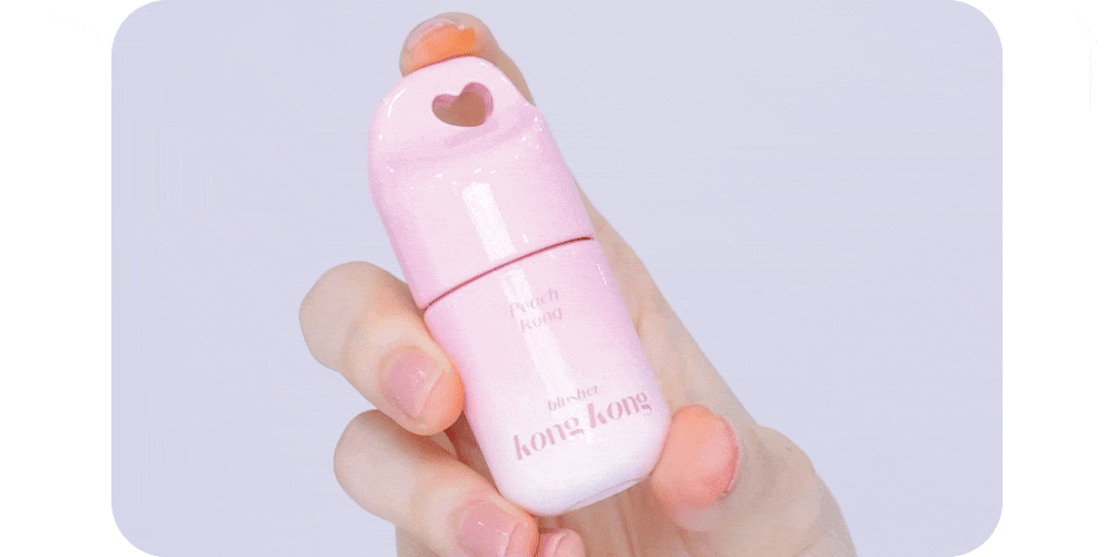 韓國 etude Kong Kong Blusher 海綿頭印章水感光澤胭脂液(#01-05) - 5色選擇