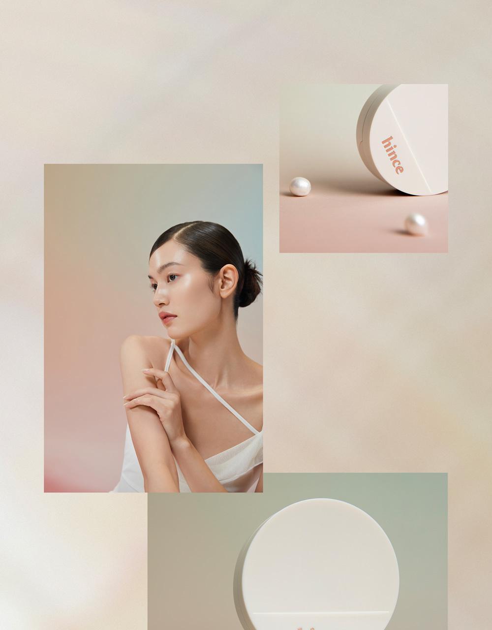韓國 hince Second Skin Glow Cushion SPF50+ PA++++珍珠光澤輕盈半光澤墊粉底 - 4色選擇