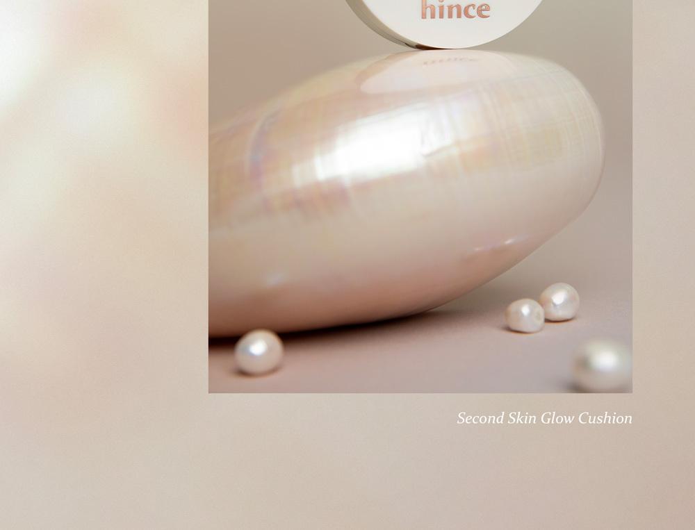 韓國 hince Second Skin Glow Cushion SPF50+ PA++++珍珠光澤輕盈半光澤墊粉底 - 4色選擇