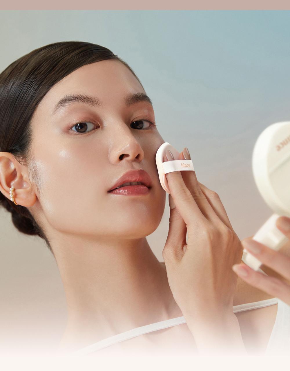 韓國 hince Second Skin Glow Cushion SPF50+ PA++++珍珠光澤輕盈半光澤墊粉底 - 4色選擇