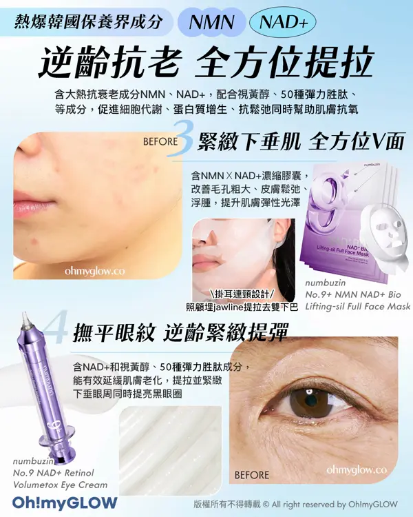 韓國超Hit 護膚都講含金量 醫美級護膚成分 極緻活顏魚子醬PDRN 等 逆齡抗老 全方位提拉