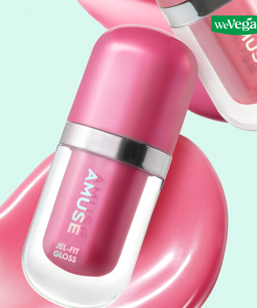 【🌸春日櫻花限定色】員瑛's pick! 韓國 AMUSE Jel-Fit Gloss 豐盈亮澤果凍唇彩 - 7色選擇