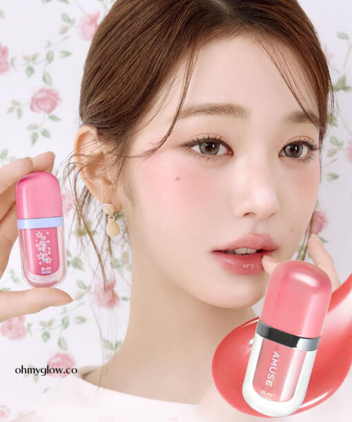 【🌸春日櫻花限定色】員瑛's pick! 韓國 AMUSE Jel-Fit Gloss 豐盈亮澤果凍唇彩 - 7色選擇