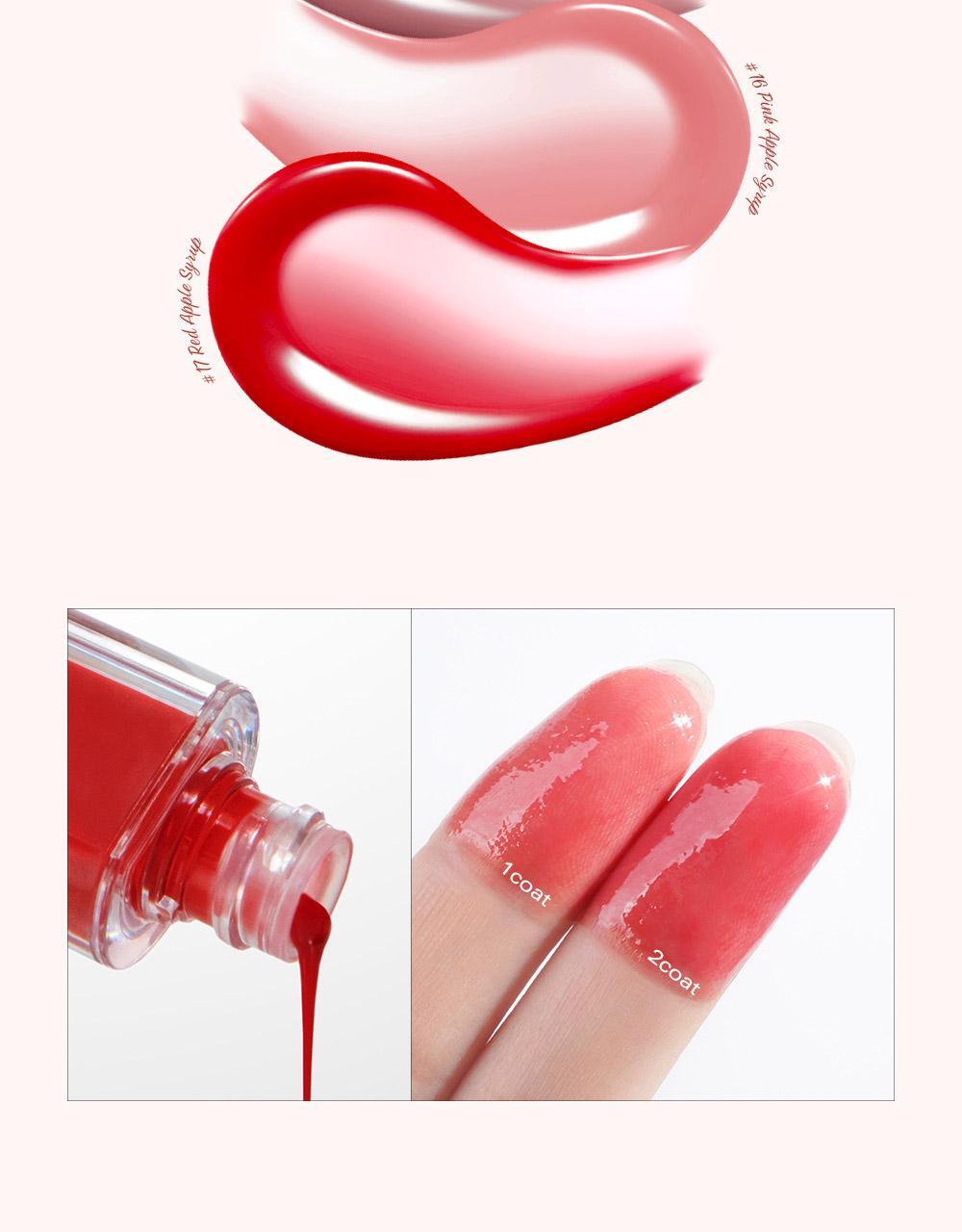 韓國BBIA Over Glaze 糖漿蜜光豐盈感唇蜜(#01-17) - 16色選擇