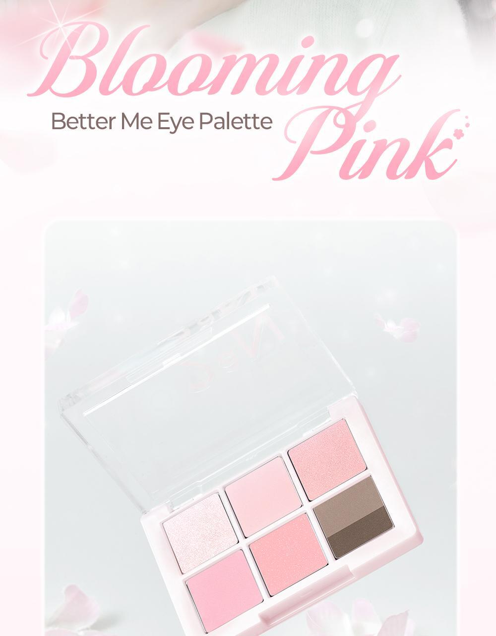新色Blooming Pink春櫻粉系列入！實用零廢色～GlowPick🏆 韓國 2aN Better Me Eye Palette 6色眼影盤(#01-21) - 18色選擇