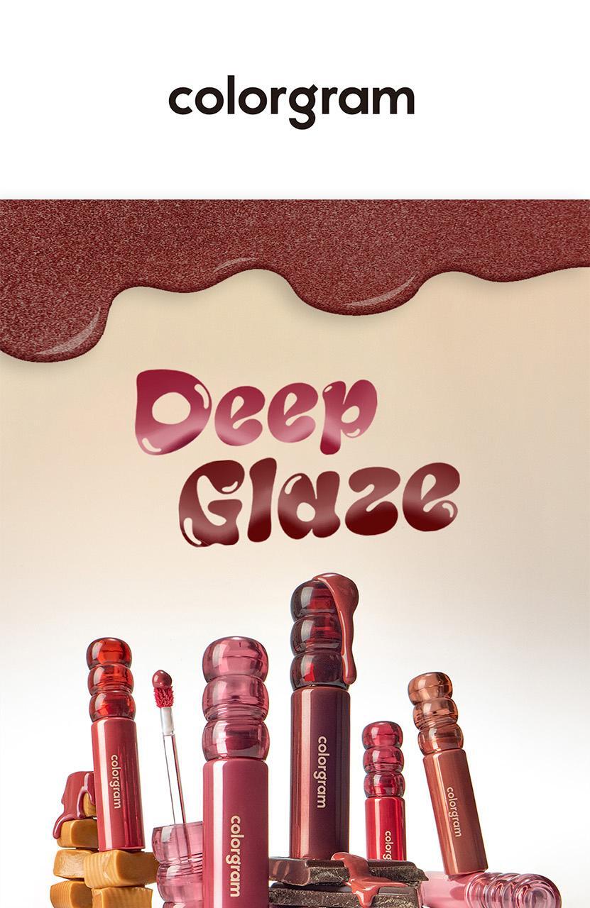 #Deep Glaze系列~韓國 Colorgram Fruity Glass Tint Deep Glaze 冰糖葫蘆果汁鏡面唇釉 #半深調糖漬可可調 - 6色選擇