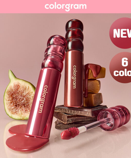 #Deep Glaze系列～韓國 Colorgram Fruity Glass Tint Deep Glaze 冰糖葫蘆果汁鏡面唇釉 #糖漬可可調 - 6色選擇