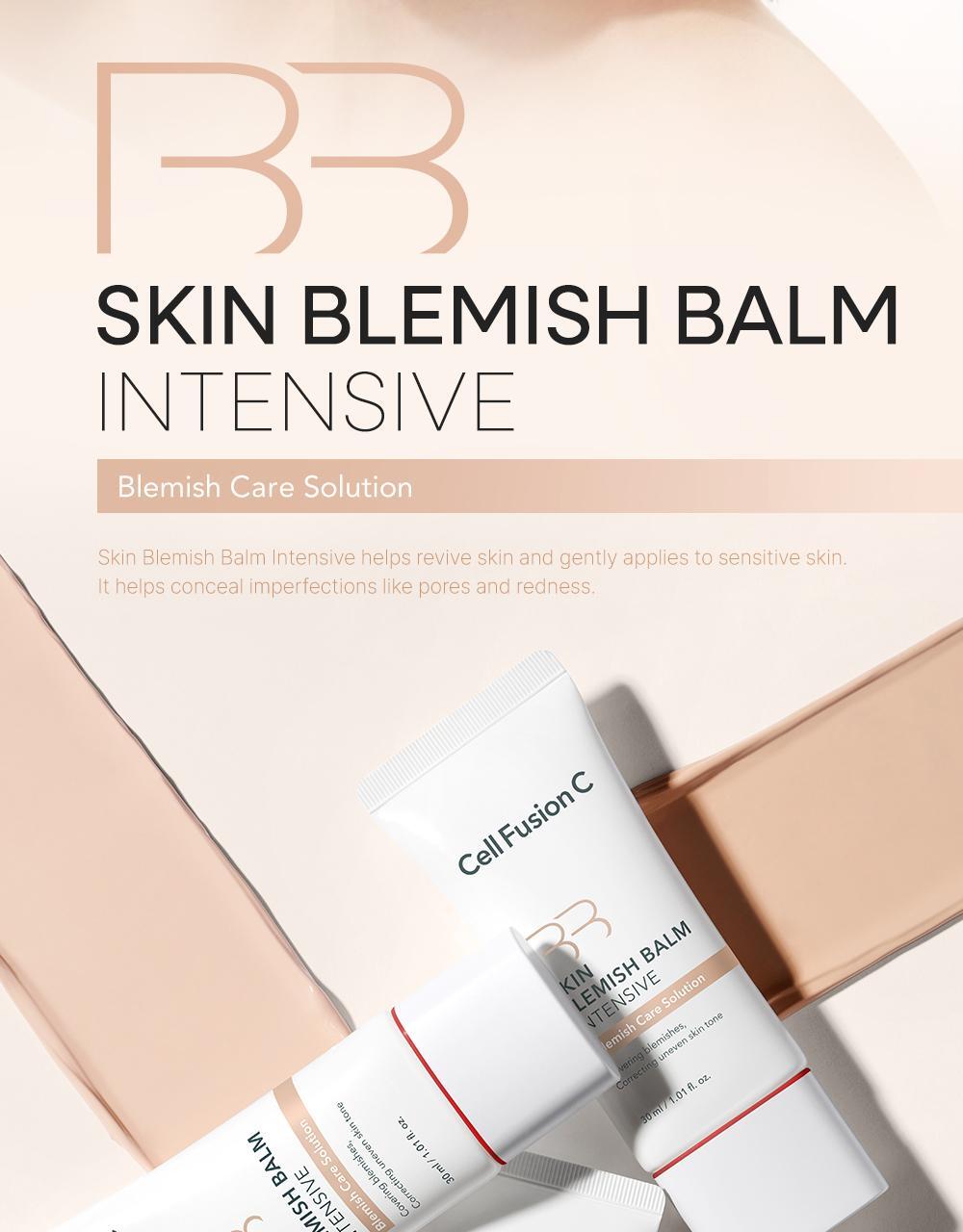 化解No.1 BB Cream~韓國 Cell Fusion C BB Skin Blemish Balm Intensive 遮瑕護膚BB霜 - 3色選擇