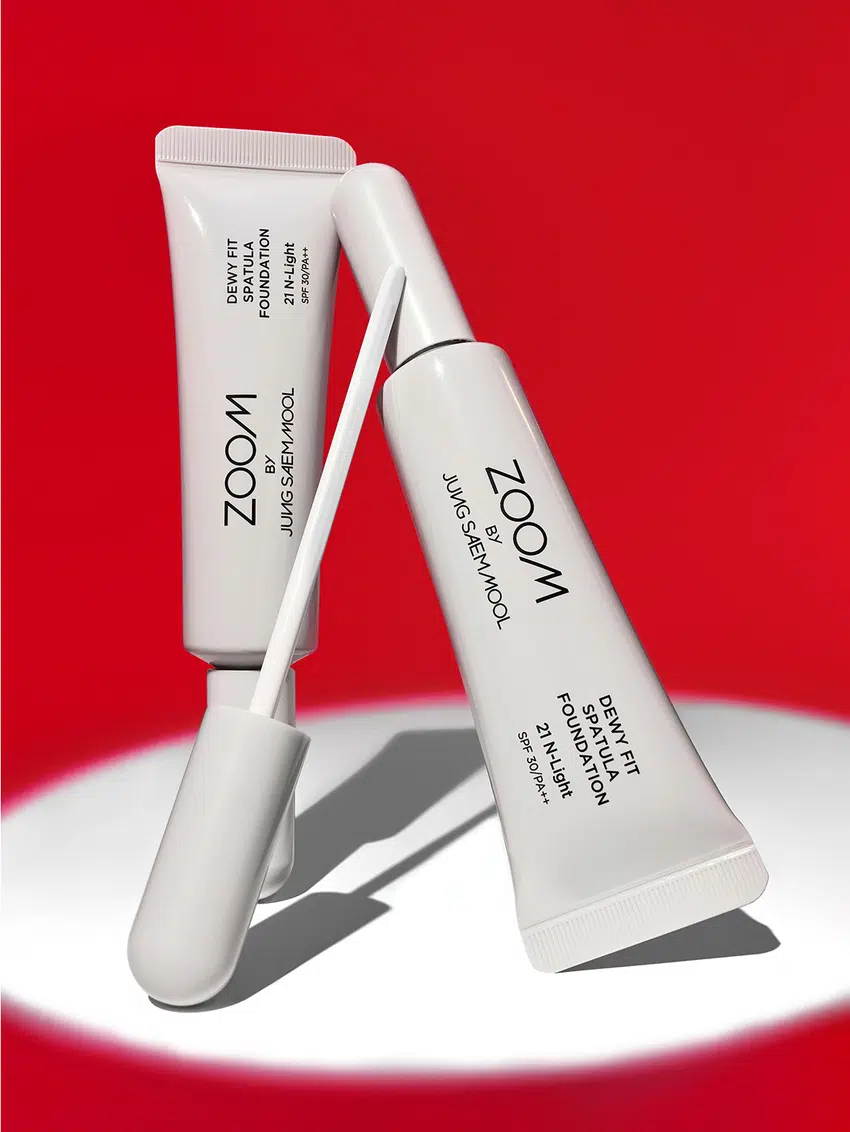 一體式刮刀掃頭～韓國 Daiso X Zoom by Jung Saem Mool Dewy Fit Spatula Foundation SPF30 PA++ 水光貼膚刮刀粉底 - 3色選擇