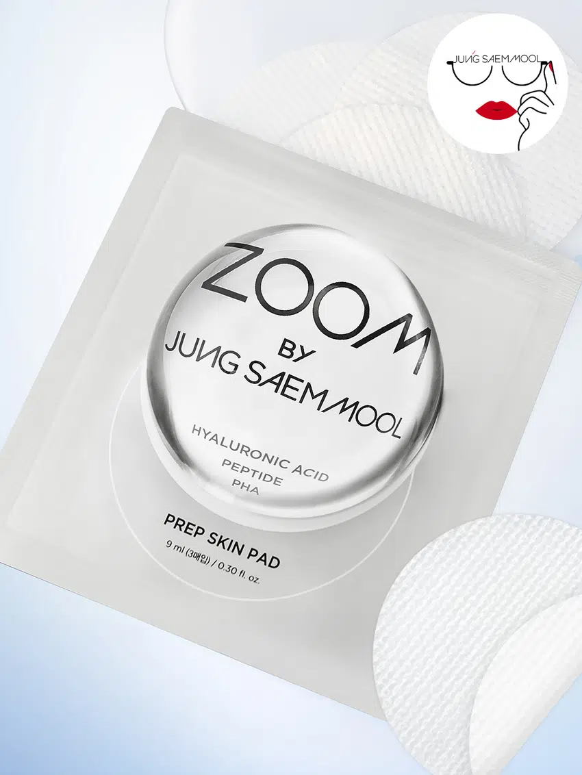 韓國 Daiso X Zoom by Jung Saem Mool Prep Skin Pad 妝底肌膚保濕精華棉片 - 一包3枚入