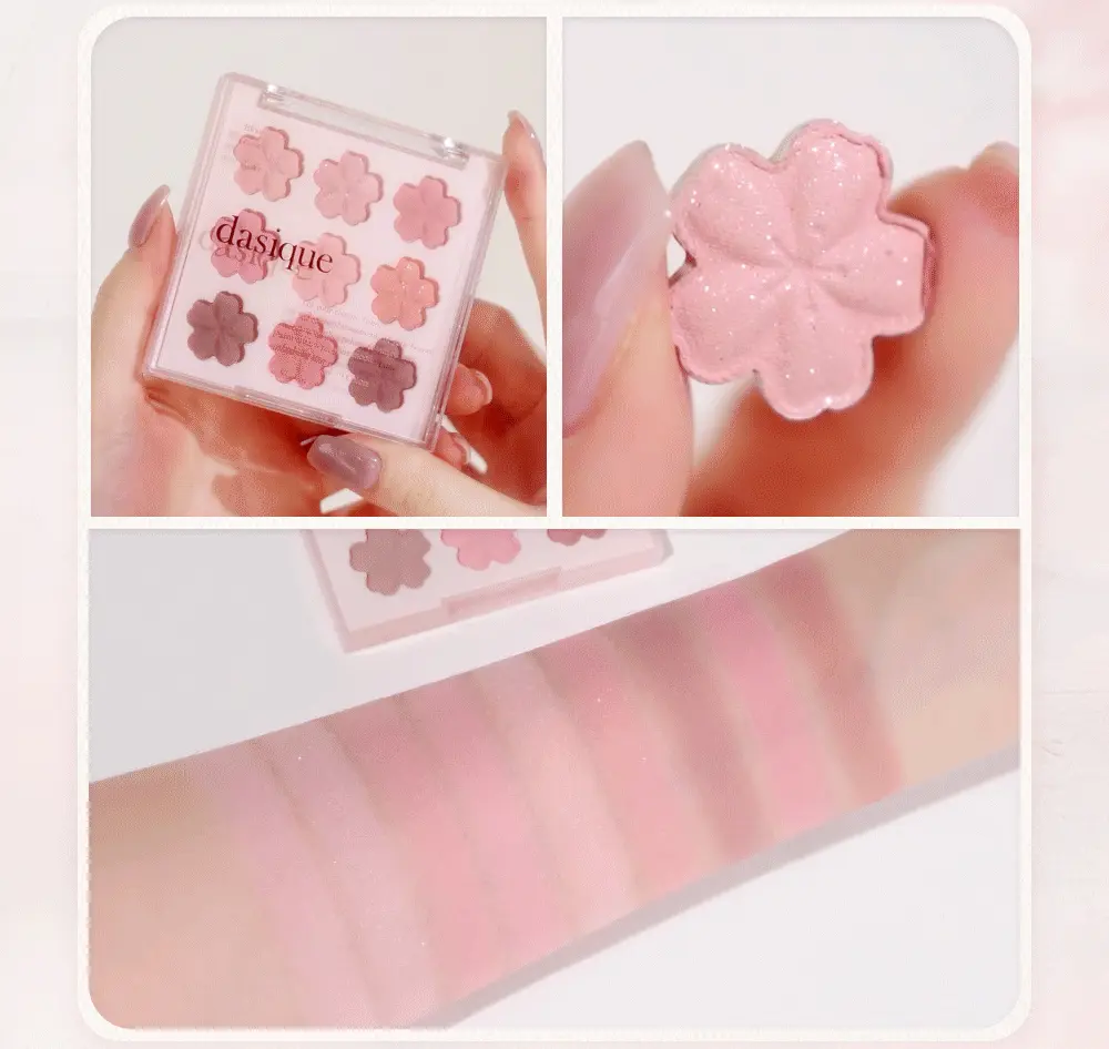 Sweet Blossom系列 韓國 Dasique Shadow Palette 甜粉春櫻花九色眼影盤 #37 Sweet Blossom