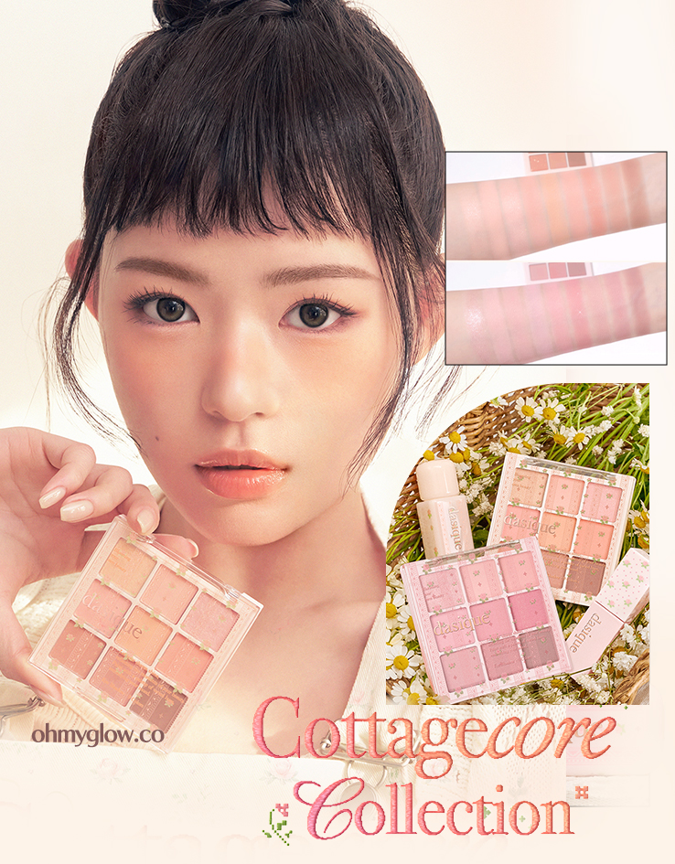 Cottagecore🧡系列~韓國Dasique Shadow Palette 9色眼影盤(#38 Coral Cottage / #39 Rose Cottage)(正裝 / mini版)- 4款選擇 Cottagecore🧡系列~韓國Dasique Shadow Palette 9色眼影盤(#38 Coral Cottage / #39 Rose Cottage)(正裝 / mini版)- 4款選擇