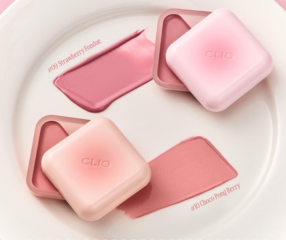 韓國 新色入〖新增Blur霧面版〗Clio X 俞真 Essential Lipcheek Tap 多用途唇頰兩用胭脂霜(霧面/光澤) - 多色選擇