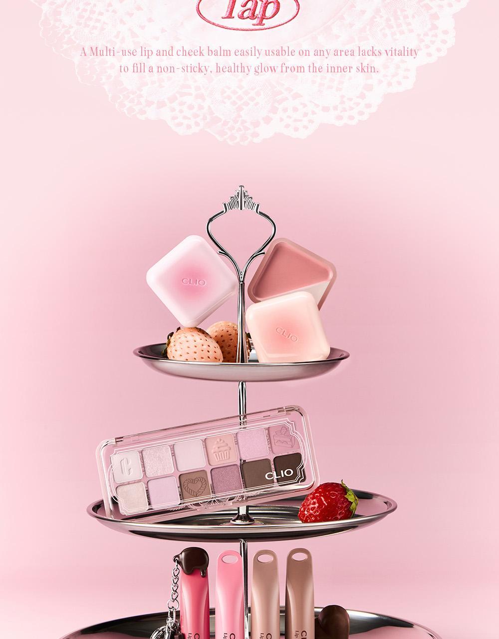 韓國 新色入〖新增Blur霧面版〗Clio X 俞真 Essential Lipcheek Tap 多用途唇頰兩用胭脂霜(霧面/光澤) - 多色選擇